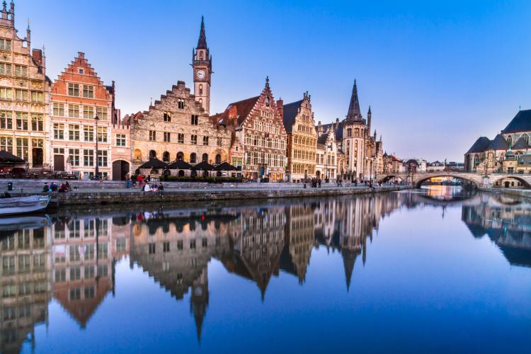River Leie in Ghent
